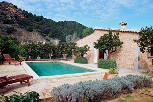 Ferienhaus auf Mallorca in Soller mit Pool und Garten bis 5 Personen